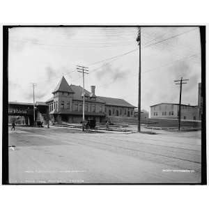 Rockford,Ill.,C. & N.W. R.R. Chicago,North Western Railway station