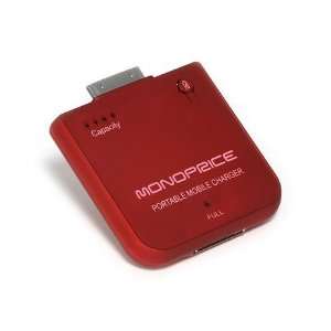  Backup Battery Pack for iPhone/iPod(1900mAh)  Red 
