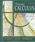 Thomas Calculus by Ross L. Finney, Frank R. Giordano and Maurice D 