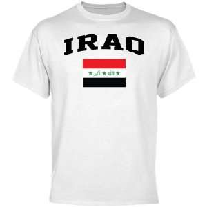  Iraq Flag T Shirt   White