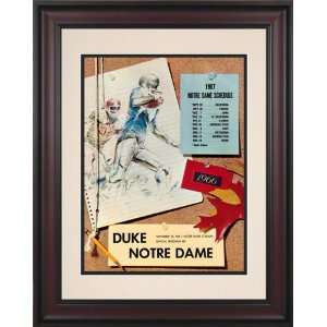  1966 Notre Dame Fighting Irish vs Duke Blue Devils 10 1/2 
