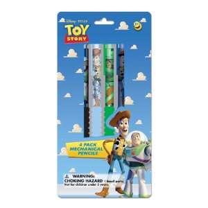  Toy Story Mechanical Pencils, 4 Pack (10955A) Office 