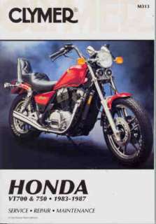 1983 1987 Honda Shadow VT 700 750 REPAIR MANUAL  