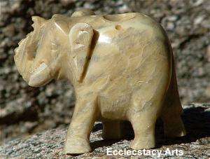 Soap Stone Elephant Incense Sticks, Cones Burner Medium  