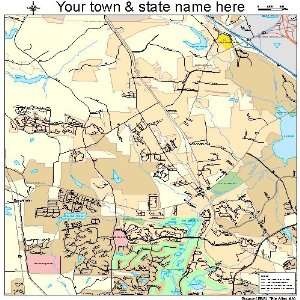  Street & Road Map of Morrisville, North Carolina NC 