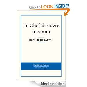 Le Chef doeuvre inconnu (French Edition) Honoré de Balzac  