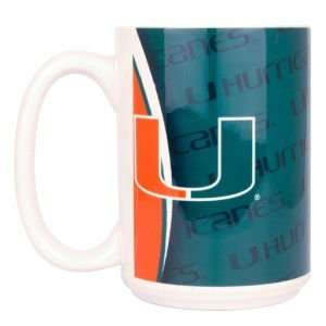  Miami Hurricanes 15oz. Silhouette Mug