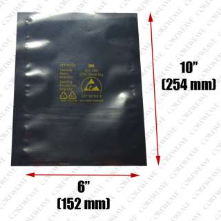PIECE 6x10 3M Anti Static Bag ESD ANTISTATIC 6 x 10  