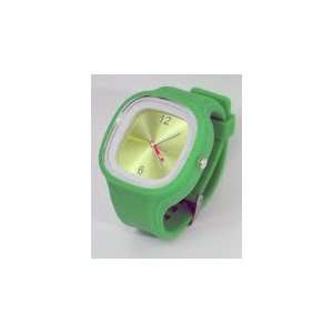   Sporty Wrist Band Watch   Wide Face With Analog Dial Style, For