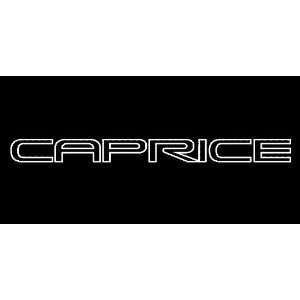 Chevy Caprice Outline Windshield Vinyl Banner Decal 36 x 