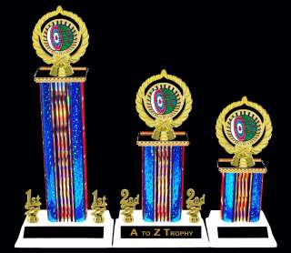   TOURNAMENT TROPHIES 1st 2nd 3rd PLACE BOW & ARROW TROPHY AWARDS  