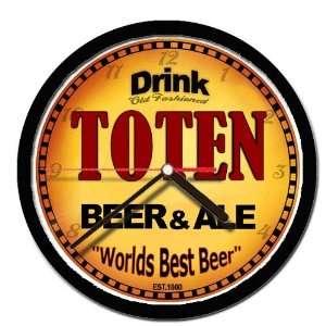  TOTEN beer and ale cerveza wall clock 