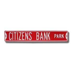 PHILADELPHIA PHILLIES CITIZENS BANK PARK Authentic METAL STREET SIGN 