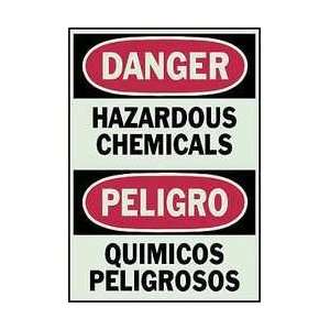  Danger Sign,10 X 7in,r And Bk/grn,text   BRADY Everything 