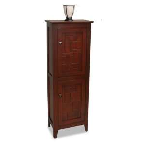  Leick Furniture Facets Collection Merlot Tower Cupboard 