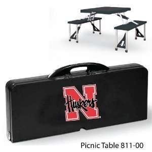 University of Nebraska Digital Print Picnic Table Portable table with 