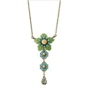  Vintage Style Michal Negrin Necklace Beautified with Green 