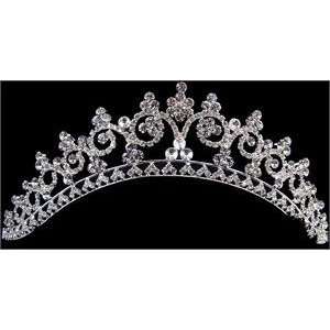   5228 Adult Bridal Wedding or Beauty Pageant Headpiece Rhinestone Tiara