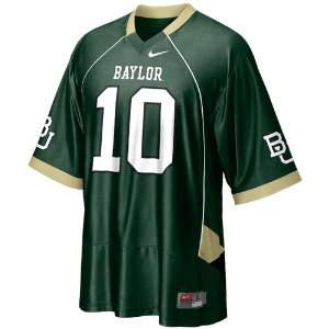  Nike Baylor Bears #10 Green Replica Football Jersey 