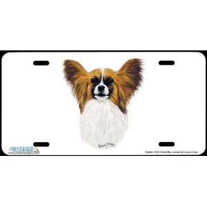4278 Papillon Dog License Plate Car Auto Novelty Front Tag by Robert 