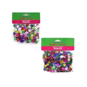  New   flower and star sequins assorted colors (assort may 