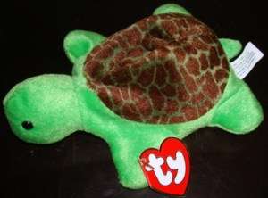 1993 SPEEDY Turtle TY Beanie Baby Plush Doll NEW w/ Tag 1st GENERATION 