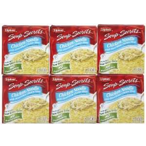 Lipton Soup Secrets Chicken Noodle w/ White Chicken, 4.2 oz, 2 ct, 6 