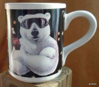 Coca Cola Polar Bear Mug Gibson Sunglasses  