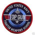 US NAVY FIGHTER WEAPONS SCHOOL TOP GUN F14 TOMCAT PATCH