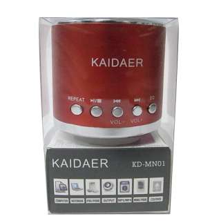   MN01 Mini Speaker TF cardUSB player speakers KAIDAE  