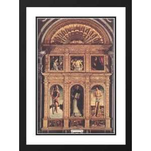  Bellini, Giovanni 28x38 Framed and Double Matted Polyptych 