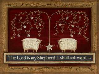 The Lord is my Shepherd Tonya Crawford 18x24 inch Framed or Unframed 
