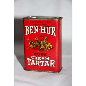 Ben hur Pure Cream Tartar Tin