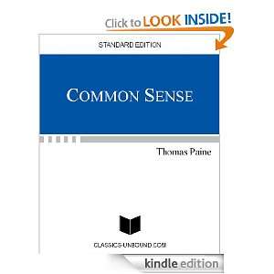   COMMON SENSE (UPDATED w/LINKED TOC) eBook Thomas Paine Kindle Store