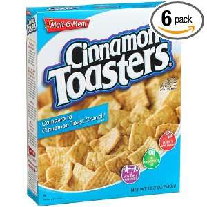 Cinnamon Toasters Cereal, 12 Ounce Boxes (Pack of 6)  