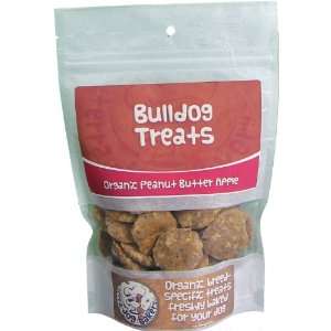  Bulldog Dog Treats Organic Peanut Butter Apple Pet 