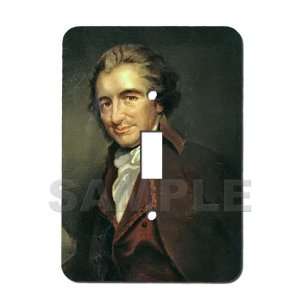  Thomas Paine   Glow in the Dark Light Switch Plate 