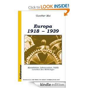Europa 1918 1939. (German Edition) Günther Mai  Kindle 