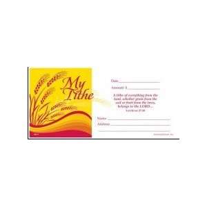  Offering Env My Tithe   Wheat (Pkg 100) (Package of 100 