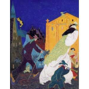 FRAMED oil paintings   Lyonel Feininger   24 x 32 inches   Carnival