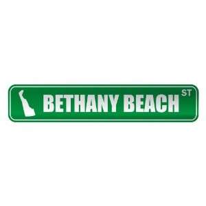   BETHANY BEACH ST  STREET SIGN USA CITY DELAWARE