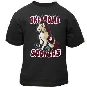  Oklahoma Sooners Infant Black Stacker T shirt (18 Months 