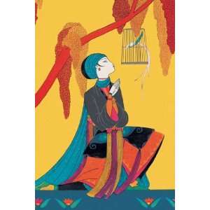  Asia Magazine The Talking Bird   Poster by Frank McIntosh 