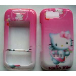 for Nokia 5200 5300 snap on cover faceplate HELLO KITTY Hearts design 
