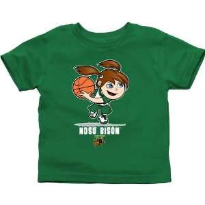 North Dakota State Bison Toddler Girls Basketball T Shirt 