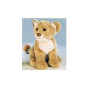    Realistic 12 Inch Stuffed Sitting Lioness By SOS Toys & Games