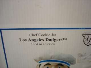   Los Angeles LA DODGERS Baseball CHEF COOKIE JAR First in Series  