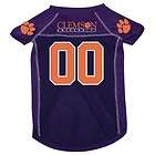 Clemson Tigers NCAA Pet Dog Purple Jersey Shirt Large L