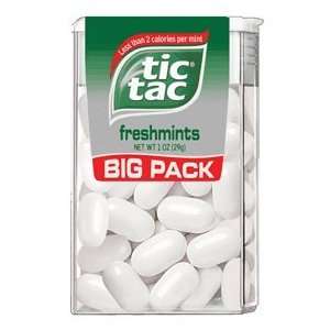 Tic Tac Freshmint Singles Big Pack, 1 Oz Size  Grocery 