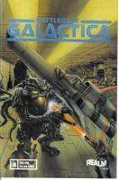 Battlestar Galactica Realm Press Comic Book #4, 1998 VF  